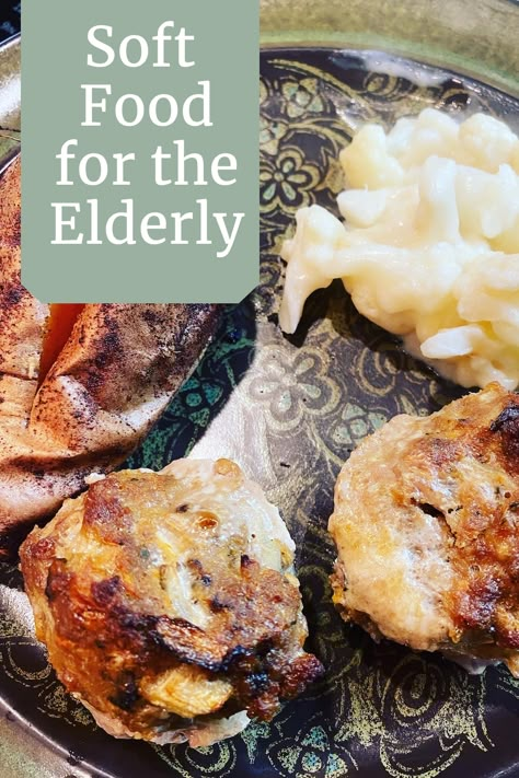 Frozen Meals For Elderly, Good Food For Elderly, Elderly Menu Ideas, Soft Food For Elderly People With No Teeth, Mushy Foods After Surgery, Food For Elderly With No Teeth, Soft Foods For Seniors, Food For Elderly People Recipes, Soft Meals For Elderly Food Ideas