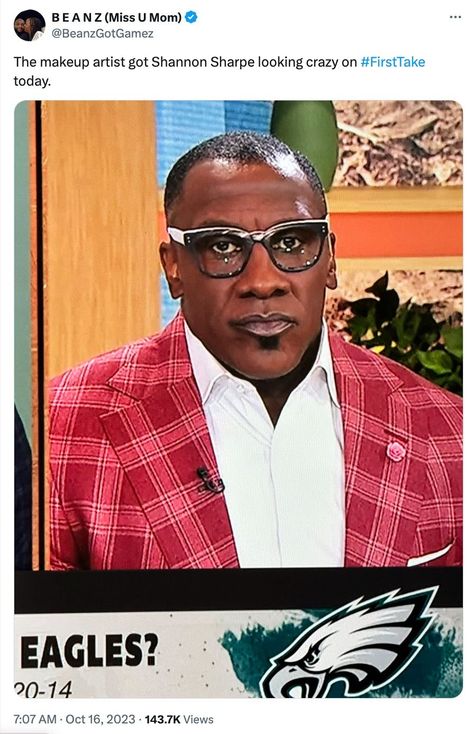 A Shannon Sharpe Meme For Every Occasion Miss U Mom, Dallas Cowboys Memes, Shannon Sharpe, Makeup Memes, Vince Mcmahon, In Memes, Fox Sports, Social Media Presence, Catch Phrase