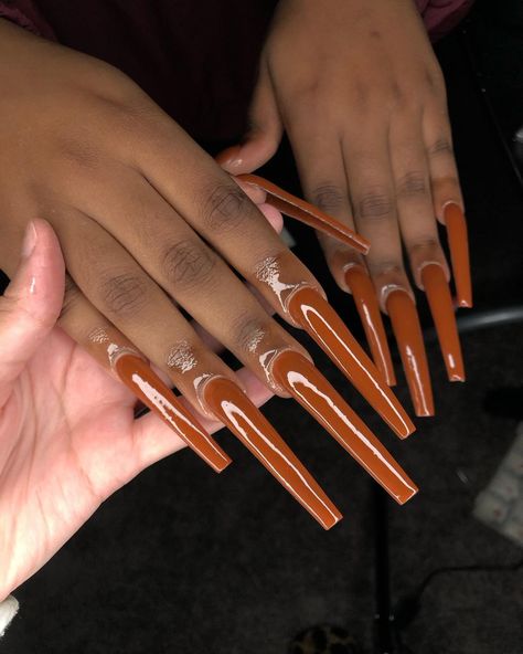 Plain Long Nails, Cute Red Nails, Really Long Nails, Walk With God, Long Acrylic Nail Designs, Dope Nail Designs, Long Acrylic Nails Coffin, Be Encouraged, Long Acrylic