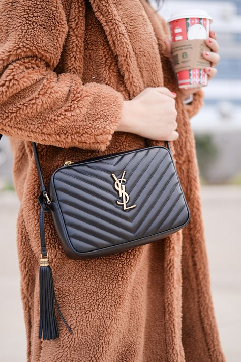 Ysl Lou Camera Bag Outfit, Ysl Camera Bag Outfit, Ysl Bag Outfit, Ysl Outfit, Ysl Camera Bag, Ysl Lou Camera Bag, Bag Ysl, Leather Camera Bag, Camera Bags