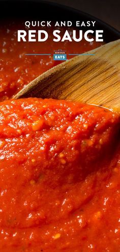 Easy Red Sauce, Healthy Pasta Recipes Vegetarian, Red Sauce Pasta Recipe, Easy Healthy Pasta Recipes, Vegetable Pasta Recipes, Red Sauce Recipe, Red Pasta, Red Sauce Pasta, Vegetarian Pasta Recipes