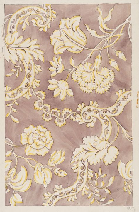 Design for a woven silk | Garthwaite, Anna Maria | V&A Explore The Collections Anna Maria Garthwaite, Anna Marie, Textile Prints Design, Drawing Studies, National Art, Digital Flowers, Victoria And Albert, Victoria And Albert Museum, Textile Prints