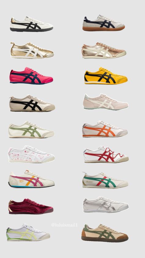 @luluismail1#onitsukatiger #outfitinspo #onitsuka #onitsukatigershoes #shoes24 #trendingproducts #itgirlshoe #itgirlfashion #styling #metooshoes #sneakers #trendingnow #2024summer #fashioninspo #shoeswishlist Fashion Shoes Boots, Funky Shoes, Girly Shoes, Birthday Wishlist, Dream Shoes, Me Too Shoes, Fashion Shoes, Shoe Boots, Fashion Inspo