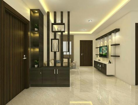 Venture by Lucky interiors Wood Partition, Partition Ideas, Partition Designs, Wall Partition Design, Wall Partition, Startup Quotes, Tv Unit Interior Design, Wall Tv Unit Design, Divider Design