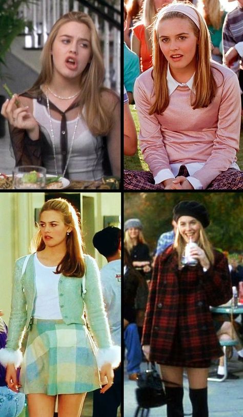 Alicia Silverstone as Cher Horowitz in 'Clueless' (1995). Costume Designer: Mona May. 1990 Style, Cher Outfits, Fashion Guys, Fashion 1990s, Clueless Fashion, Hippy Style, Outfit Essentials, Alicia Silverstone, Style Parisienne