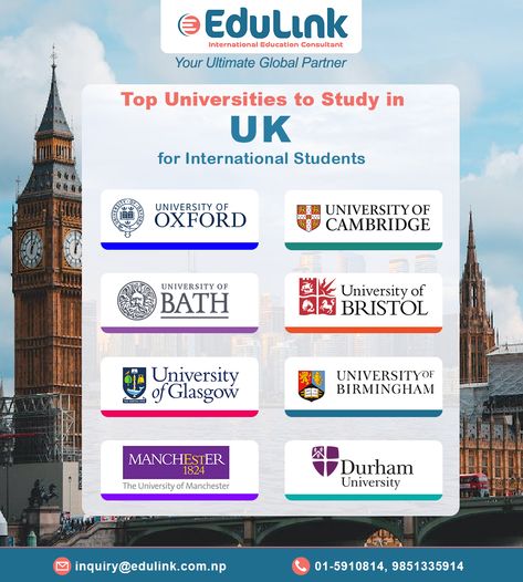 Universities to study for international students in the UK. Best Universities In The World, Studying In Oxford, Studying In Uk, Uk Universities Aesthetic, Uk College Aesthetic, London University Aesthetic, International Student Aesthetic, Oxford University Students, Universities In London