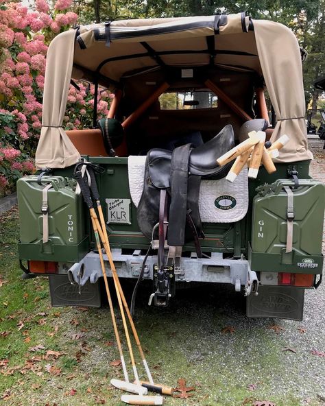 Packed up for the polo game, via Roseview Farms LLC Polo Game, Millbrook Ny, Blue Banisters, Equestrian Style, Equestrian, Blue, Quick Saves