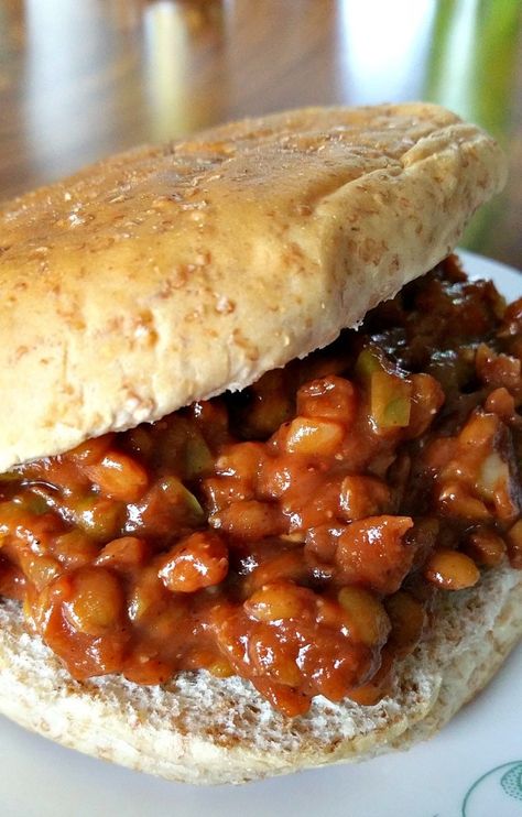 Lentil Manwich 2 Kid Recipes, Wfpb Recipes, Vegan Kids, Sloppy Joe, Vegan Sandwich, Lentil Recipes, Plant Based Eating, Vegan Condiments, Homemade Sauce