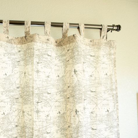 Tab Top Curtains Diy, Diy Tab Curtains, Tab Curtains Ideas, Tab Top Curtains Ideas, White Tree Decorations, Wall Pantry Ideas, Pole Barn Loft Ideas, Rustic Rooms, Wall Pantry