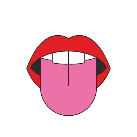 Tongue Out Tattoo, Tongue Sketch, Tongue Illustration, Hardcore Aesthetic, Punch Coaster, Ramen Logo, Net Illustration, Tongue Tattoo, Mouth Drawing