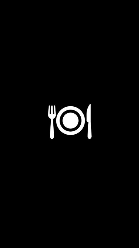 Food Highlight Cover Instagram Black, Black Wallpaper Food, Food Logo For Instagram Highlight, Black And White Food Icon, Instagram Highlight Food Covers, Food On Black Background, Instagram Cover Highlights Icons Black, Insta Icon Highlights Black, Insta Highlight Cover Icons Food