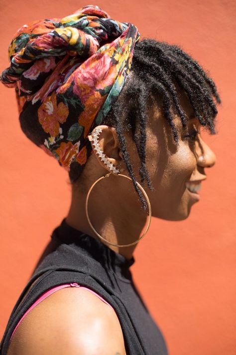 Locs Short Hair, Locs Short, Loc Method Natural Hair, Curly Faux Locs, Loc Updo, Megan Good, Headwrap Hairstyles, Short Locs, Short Locs Hairstyles