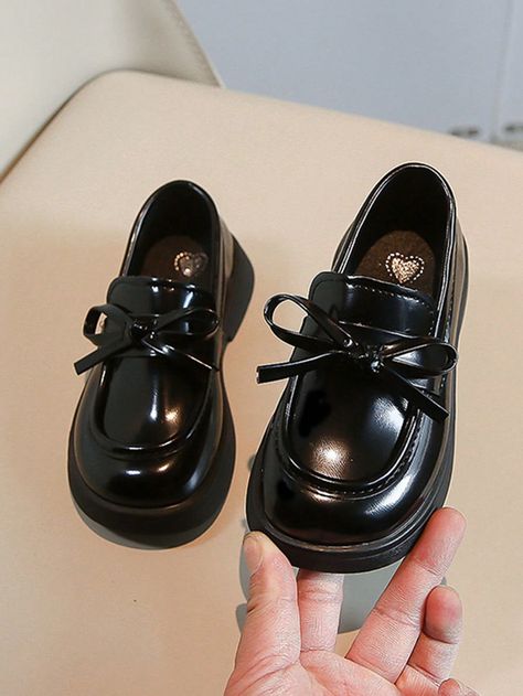 Black Preppy Collar   Plain Loafers Embellished   Kids Shoes Boyfriend Shoes, Anniversary Quotes For Boyfriend, Black Preppy, Kids Loafers, Shoes For School, Kids Flats, Princess Shoes, Shoes Spring, Shopping Ideas