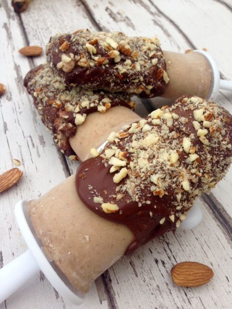 Peanut Butter Banana Ice Cream, Ice Lolly Recipes, Banana Popsicles, Milk Dairy, Ice Lollies, Banana Ice Cream, Ice Lolly, Vegan Ice Cream, Ice Pops