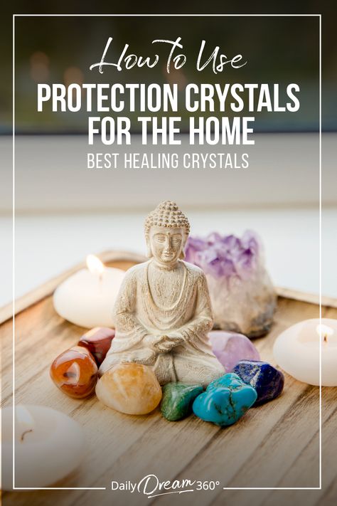 Best Crystals For Home Protection, Spiritual Decor Ideas Home Living Room, Crystals Around The House, Crystals For Home Entrance, Crystals For The Bathroom, Crystals For Front Door, Home Protection Crystals, Crystals For New Home, Crystals For Your Home