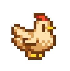 Chicken Cross Stitch, Piskel Art, Easy Pixel Art, 8bit Art, Cool Pixel Art, Pixel Drawing, Perler Crafts, 강아지 그림, Pixel Art Grid