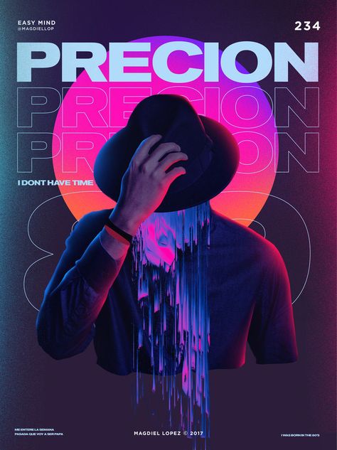 Magdiel Lopez, Neon Poster, Illustration Design Graphique, Event Poster Design, Affinity Photo, Graphic Design Trends, Creative Posters, Design Graphique, Typography Poster