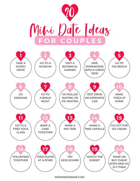 Challenge For Boyfriend, Free Anniversary Ideas, To Do List For Couples, February Date Ideas, Mini Date Ideas For Couples, Low Budget Date Ideas, Dates Ideas Aesthetic, Mini Date Ideas, Couple Activity Ideas