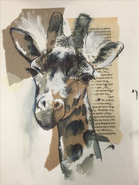 Mixed Media Natural Forms, Birds Gcse Art, Gcse Art Sketchbook Animals, Fragments Art Gcse Sketchbook, Animal Artists Gcse, African Art Gcse, Mixed Media Animal Art, Mixed Media Art Gcse, Gcse Art Animals