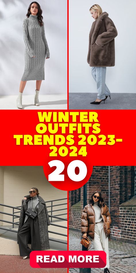 Prepare to make a lasting impression this winter as you explore our winter outfits trends 2023 - 2024. From casual fall fashion to glamorous dressy looks, we've compiled an array of options for women. Stay at the forefront of fashion and remain snug during the chilly weather with these trending winter styles for 2023 and 2024. Outfits Cold, Weather Outfits, Trendy Outfits Winter, Winter Outfits Cold, Trends 2023, Fashion Trends Winter, Winter Mode, Style Winter, Outfit Trends