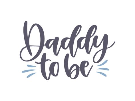 Free daddy to be svg cut file for silhouette and cricut. Going to be a dad or want to tell people that you guys are expecting? Then this free daddy to be svg cut file perfect for you. Use on mugs, scrapbooking, clothes and more for all your personal DIY projects. #dad #svg Welding Stickers, Father To Be, Mom Dad Baby, Month Stickers, Mom Life Quotes, Baby Hamper, Mommy To Be, Cricut Projects Beginner, Dad Svg