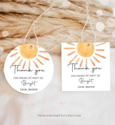 Sales Ideas, Sunshine Birthday Parties, 1st Birthday Girl Decorations, Sunshine Baby Showers, Birthday Hampers, Sunshine Birthday, First Birthday Party Themes, Birthday Tags, Shower Inspiration