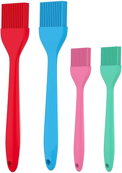 Amazon.com: BAKEFETE Pastry Brush - Silicone Basting Brush For Cooking And Baking, Grilling, BBQ - Easy Cleaning Silicone Brush For Marinating, Spread Butter Oil Sauces - 4 Vibrant Colors Baking Set: Kitchen & Dining Oxtail Recipe, Jamaican Oxtail, Oxtail Recipes, Pastry Brush, Basting Brush, Basting Brushes, Easy Bbq, Butter Oil, Pastry Brushes