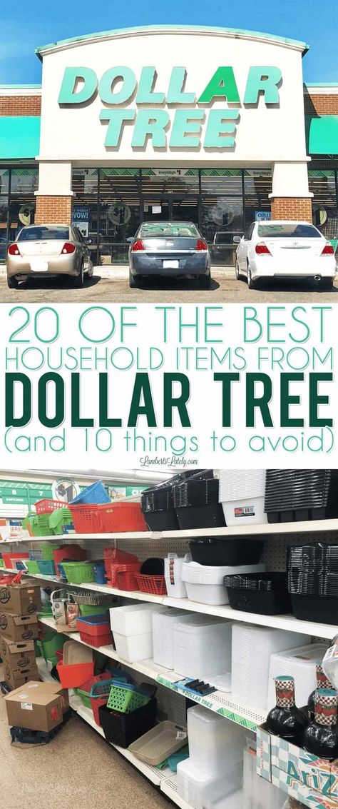 What to know what to buy (and what not to buy) at Dollar Tree? Get tips on household, craft, and organization items that are great finds at the dollar store!  via @lambertslately Dollar Tree Prize Ideas, Things To Buy At Dollar Tree, Dollar Tree Survival Items, Dollar Tree Craft Organization Ideas, Best Dollar Tree Finds, Dollar Tree Moving Supplies, Dollar Tree Must Haves, Homemade Gifts For Under $10 Doller Store, Dollar Tree Birthday