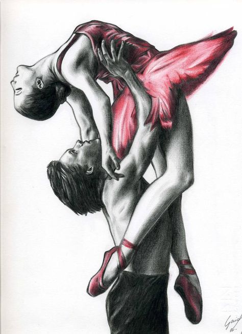 Ballerinas, We Heart It, Ballet, Lost, Drawings, Pink, Art