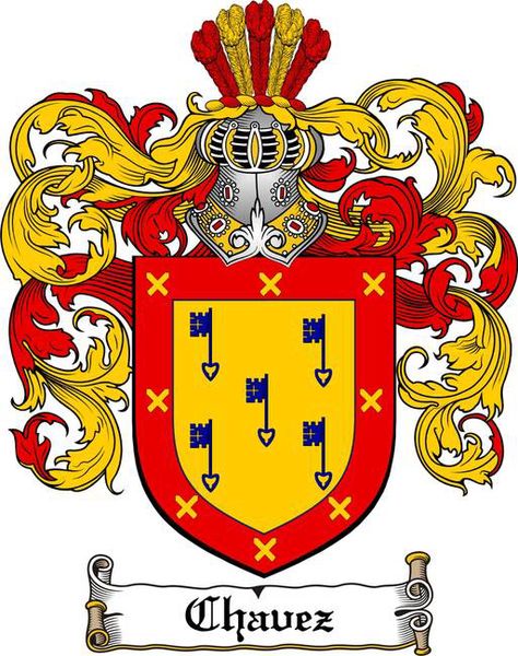 Chavez Family Shield, Family Heritage, Family Genealogy, Coat Of Arm, My Heritage, Family Crest, Family Reunion, Coat Of Arms, Family History