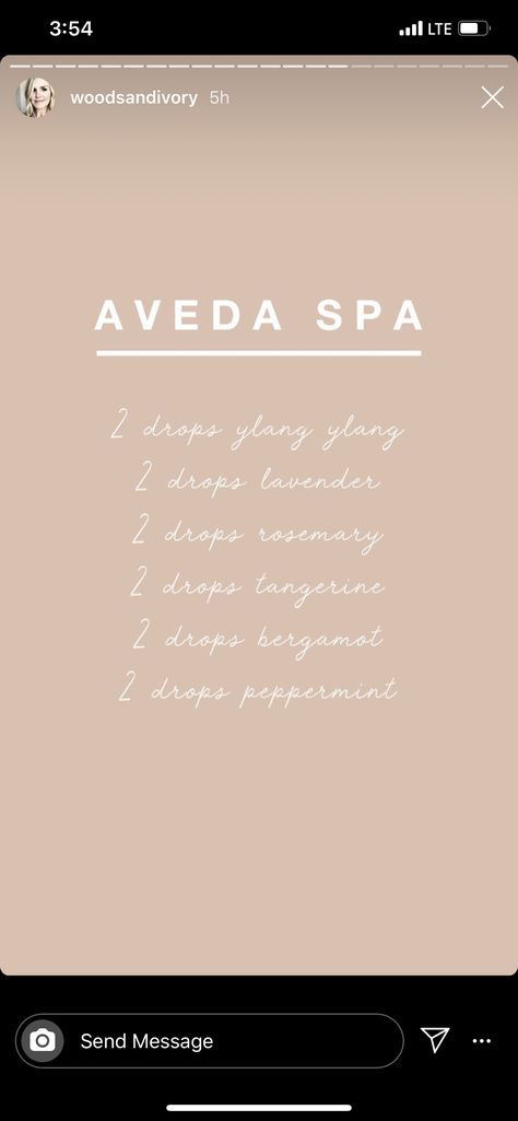 Spa Diffuser Blend, Spa Essential Oil Blend Diffuser Recipes, Aveda Essential Oil Recipe, Aveda Essential Oil Blend, Aveda Oil Blend, Aveda Spa Diffuser Blends, Aveda Shampure Essential Oil Blend, Spa Scents, Anthro Diffuser Blend