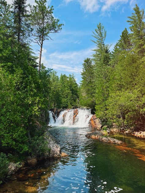 #paradise #explore #swimming #waterfall #nature #summer #august #ontario #canada #aesthetic #photography Ontario Canada Aesthetic, Ontario Aesthetic, Summer Ontario, Swimming Waterfall, Ontario Summer, Ontario Canada Travel, Canada Aesthetic, Summer August, Canada Photography