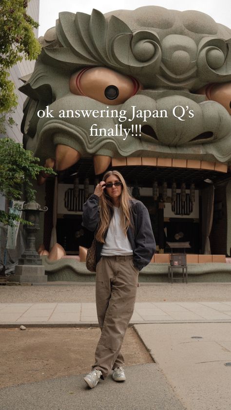 Japan Q&A = @kkatie.ccasper Travel To Japan Outfit, Japan Outfits Fall, Tokyo Autumn Outfit, Fall Japan Outfit, Japan Travel Outfit Autumn, Japan Outfits Summer, Fall Outfits Japan, Japan Spring Outfit, Japan Fall Outfit