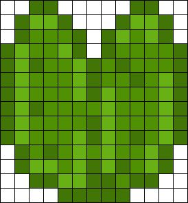 Minecraft Lily Pad Perler Bead Pattern | Bead Sprites | Misc Fuse Bead Patterns Pixel Lily Pad, Fuse Bead Patterns Minecraft, Lilypad Pixel Art, Lily Pad Pixel Art, Small Frog Perler Bead Pattern, Lily Pads Minecraft, Lilypad Minecraft, Minecraft Lily Pad Build, Minecraft Flowers Pattern Grid