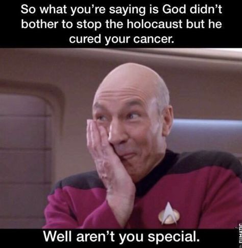 Well aren’t you special. Atheist Meme, Religion Memes, Atheism Humor, Religious Humor, Atheist Humor, Atheist Quotes, Funny Day Quotes, Anti Religion, Funny Cartoons