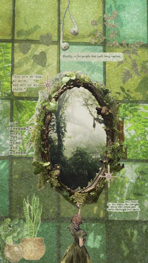 #quotes #vintage #nature #vibes #aesthetic #green #greenaesthetic Nature Vibes Aesthetic, Wallpaper Earthy, Cottagecore Posters, Nature Vibes, Fairy Wallpaper, Earthy Aesthetic, Pretty Wallpapers Tumblr, Faeries Gardens, Collage Art Projects