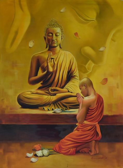 Monk And The Master - Beyond Square Mandalas, Wall Painting Flowers, Buddha Wallpaper, Boho Art Painting, Lord Buddha Wallpapers, Dr Ambedkar, Peace Painting, Buddha Thoughts, Buddha Art Drawing