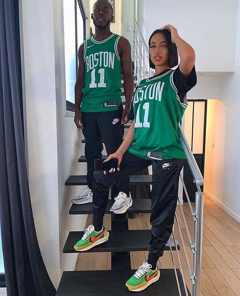 | Match my fly🔋 via @shadyritch Nike Couple Goals, Couple Tracksuits Goals, Nike Tech Couple Goals, Paris Fliter Couples, Cute Black Couples Matching Outfits Nike, Matching Clothes Couple, Fashion Streetwear, Couple Fits, Cute Couple Outfits