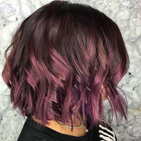 Mauve Hair Color, Chocolate Mauve Hair, Mauve Hair, Extremely Damaged Hair, Lavender Brown, Pink Shades, Rose Gold Hair, Cool Hair Color, Gold Hair