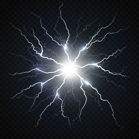 Electric flash of lightning. | Premium Vector #Freepik #vector #lightning-strike #lightning #thunder #electric-spark Tema Wallpaper, Twice Logo, Thunder And Lighting, Gfx Roblox Background, Lightning Thunder, Lightning Strikes, Nikola Tesla, Pencil Art Drawings, Art House