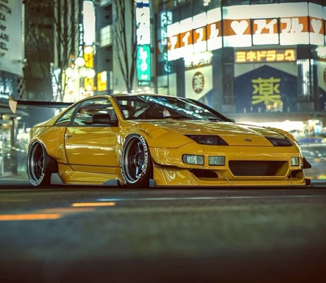 Nissan 300zx Nissan Zx300, 300zx Nissan, To Fast To Furious, Nissan Z Cars, Carros Bmw, Nissan 300zx, Nissan Z, Yellow Car, Japan Cars