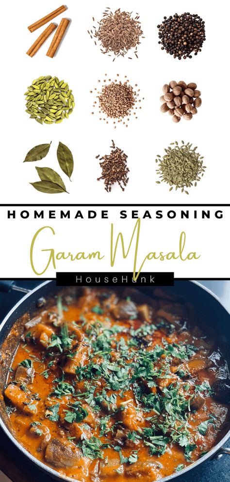 Spice up your culinary adventures with this Homemade Garam Masala Seasoning recipe. Perfect for adding an exotic touch to your favorite Indian dishes. Masala Seasoning, Homemade Garam Masala, Garam Masala Recipe, Homemade Curry Powder, Garam Masala Spice, Spice Blends Recipes, Masala Spice, Homemade Spice Blends, Drink Inspiration