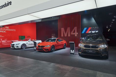 Meiré und Meiré — Universal Motor Show Design Virgin Active Gym, Bmw Showroom, Car Showroom Design, Universal Motor, Shop Facade, Cars Room, Bmw I, Workshop Design, Car Showroom