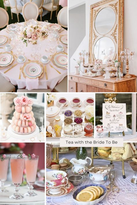 Bridal Shower English Tea Party, Tea Themed Bachelorette Party, Victorian Party Theme Table Settings, Bridal Party Tea Party Ideas, Vintage Themed Bridal Shower Ideas, Bridal Garden Tea Party, Southern Tea Party Bridal Shower Ideas, Bridal Shower Theme Tea Party, Tea Party Bridal Shower Balloon Arch