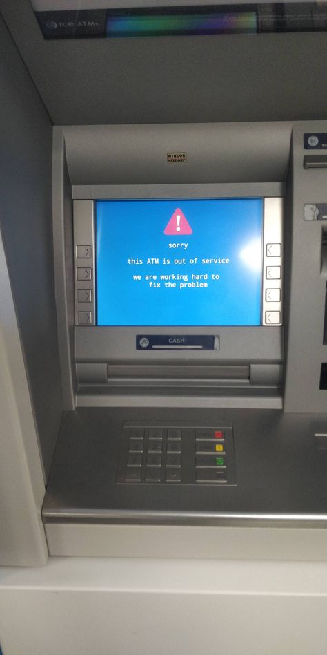 Does this dead ATM count as PBSOD? Atm Snapchat Story, Atm Aesthetic, Room Snapchat, Sweet Quotes For Girlfriend, Hospital Admit, Broken Iphone, Oil Rig Jobs, Hospital Room Snapchat Stories, Atm Bank