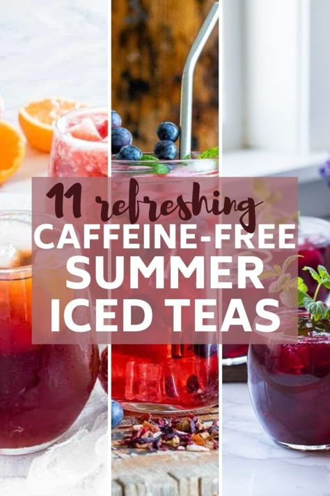 Best Iced Tea Recipe, Homemade Ice Tea, Cold Tea Recipes, Drinking Ideas, Iced Herbal Tea, Healthy Iced Tea, Healthy Teas Recipes, Summer Iced Tea, Morning Recipes