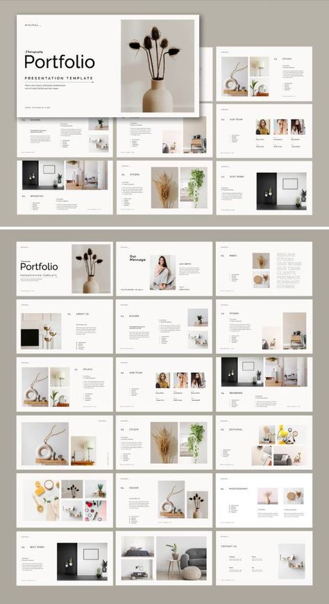 You can download this portfolio presentation template for free with an Adobe Stock trial subscription A3 Portfolio Layout, Free Indesign Templates, In Design Portfolio, Best Portfolio Design Ideas, Graphic Design Portfolio Layout Template, Portfolio Template Free Download, Design Portfolio Presentation, Creative Portfolio Design, Portfolio Layout Template