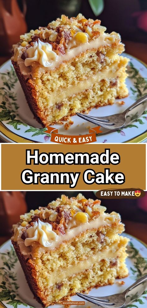 The perfect combination of pineapple, nuts, and evaporated milk. Evaporated Milk Cake Recipes, Evaporated Milk Desserts Easy, Pineapple Condensed Milk Cake Recipe, Pineapple Condensed Milk Cake, Granny Cakes, Cake With Condensed Milk, Cake With Nuts Recipe, Pineapple Sweetened Condensed Milk Cake, Desserts With Evaporated Milk