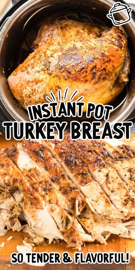 Instant Pot Turkey Breast, Pressure Cooker Turkey, Pulled Turkey, Instant Pot Turkey, Cooking Turkey Breast, Turkey Gravy Recipe, Crock Pots, Recipes Instant Pot, Turkey Breast Recipe