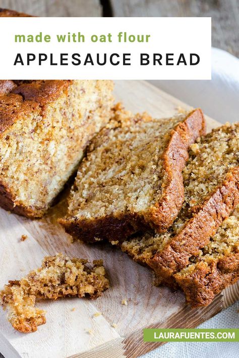 Applesauce Quick Bread Recipe, Banana Bread With Almond Flour, Bread With Almond Flour, High Calorie Breakfast, Baking With Applesauce, Traditional Bread Recipe, Applesauce Bread, Paleo Banana Bread, Breakfast Bread Recipes